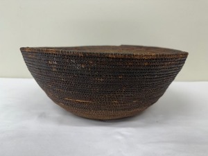 lot 155 image: Vintage Woven Antique Bini Tribe Basket
