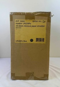lot 163 image: Embassy 10-sheet Microcut Paper Shredder New in Box