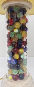 lot 196 image: Marble Collectors Dream Table Lamp