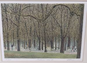 lot 253 image: Harold Altman Autumn 1982 III, Signed & Numbered Lithograph