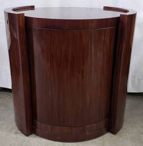 lot 223 image: Drum Table Bolier Occasionals  Bolier & Company Drum Accent Table