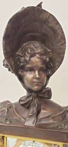 lot 22 image: Seth Thomas Empire Mantel Clock