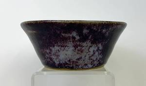 lot 232 image: Unique Handmade Purple Ceramic Bowl