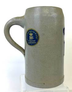 lot 269 image: Vintage Hofbrauhaus Stone Beer Stein