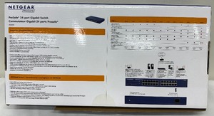 lot 254 image: Netgear ProSafe 24-Port Gigabit Ethernet Switch Model JGS524