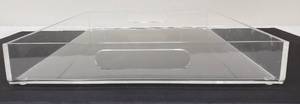 lot 266A image: Transparent Acrylic Tray with Handles