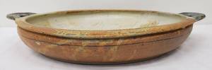 lot 265 image: Large Ceramic Platter with Handles-Made by Minnesota Artist Bob Briscoe (1990s)