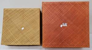 lot 279 image: Two Covered Baskets from Indonesia
