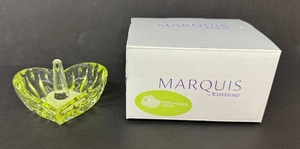 lot 294 image: Marquis Waterford Confetti Green Ring Holder Germany NEW