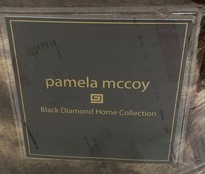 lot 309 image: Pamela McCoy Tissavel Faux Fur Throw Russian Mink Throw Blanket
