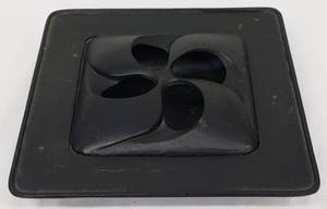lot 305 image: Black Metal Incense Burner Signed by Japanese Artist