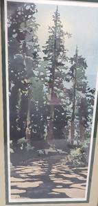 lot 64A image: Original Photo Lithograph by Bryon Birdsall (1982) - Forest Stillness - Includes Certificate of Authenticity