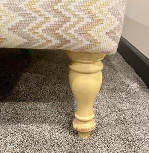 lot 318 image: Stylish Upholstered Ottoman