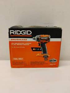 NEW RIDGID BRUSHLESS 18V 3 SPEED 14 IN. IMPACT DRIVER