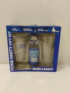 NEW BUD LIGHT HOME PARTY GIFT SET