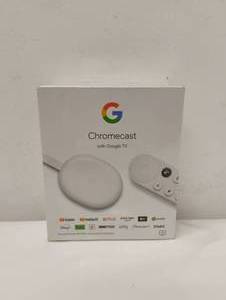 NEW GOOGLE CHROMECAST WITH GOOGLE TV