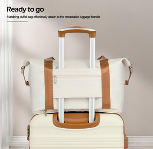 lot 51 image: Coolife Luggage Set 2 Piece Luggage Set