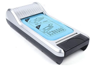 lot 173 image: Shoe Film Machine 22.83x9.45x5.91 Automatic Shoe Cover Dispenser Portable Disposable Overshoe Dispenser