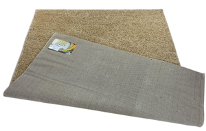 lot 185 image: SOHO Shaggy Collection Solid Color Shag Area Rug Rugs (Beige, 2 x 3)