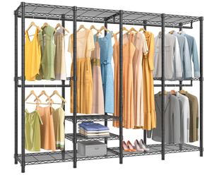lot 401 image: VIPEK V40 Wire Garment Rack Heavy Duty Clothes Rack for Hanging Clothes