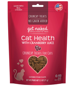 lot 406 image: Lot of 9 Get Naked Urinary Health Crunchy Treats For Cats, Cranberries