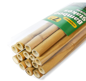 lot 408 image: 15pcs 34 D Thicker Heavy Duty Bamboo Stakes, 7FT Plant Stakes