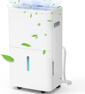 lot 104 image: 4500 Sq. Ft 70 Pint Dehumidifier for Basement, Dehumidifiers with Drain Hose for Home Bedroom Bathroom Large Room
