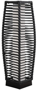 lot 106 image: Grand patio Outdoor Solar-Powered Resin Wicker Light, Backyard Decoration