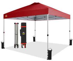 lot 111 image: CROWN SHADES Pop Up Canopy, Patented Center Lock One Push Tent Canopy
