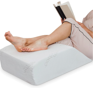 lot 115 image: Zen Bamboo Wedge Pillows for Sleeping - Luxury Foam Leg Elevation Pillow for Leg & Back Discomfort
