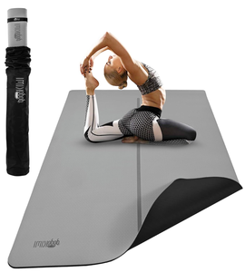 lot 144 image: Large Yoga Mat Extra Wide 14 Thick Workout Mat for Home, Non Slip Fitness & Exercise Mat for Home Gym