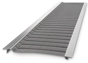 lot 254 image: LOT OF 12 Raptor Gutter Guard  48 FT. (Nominal) Contractor Grade Stainless Steel Micro-Mesh Gutter Guard Kit