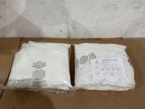 lot 126 image: LOT OF 4 Phantoscope Pillow Inserts, Hypoallergenic 100% Virgin Fiber Square Form Microfiber Throw Pillow Inserts