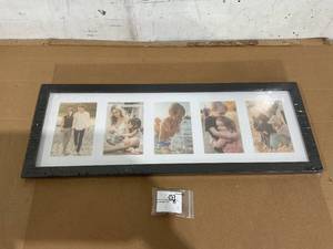 lot 143 image: Fun Memories Picture Frame, Oak Picture Frame with Tempered Glass