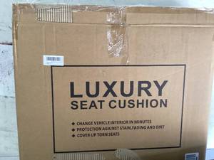 lot 431 image: AOOG Leather Car Seat Covers, Waterproof Protectors Interior Accessories, Front Pair