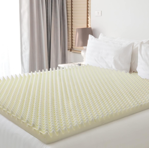 lot 279 image: Vaunn Medical Egg Crate Mattress Topper, Fragrance-Free, Dye-Free, Hospital Bed Twin (79 x 35)