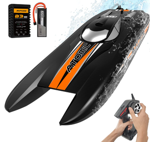 lot 2 image: VOLANTEXRC Brushless Remote Control Boat AtomicX,40MPH 25.6 High Speed RC Boat