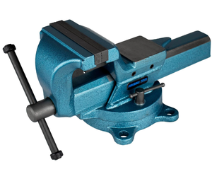 lot 359 image: 4 Forged Steel Bench Vise, 4 Point Swivel, 90,000 PSI Tensile Strength Forged Steel