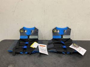 lot 59 image: LOT OF 2 Size 41-45 Body Glove Mens USCG Approved EVOPrene PFD Life Jacket