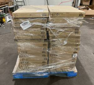 lot 155 image: LOT OF 30 Furinno Simplistic a Frame Computer Desk Pallet
