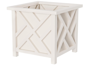 lot 475 image: White Planter Box. 15x15x13