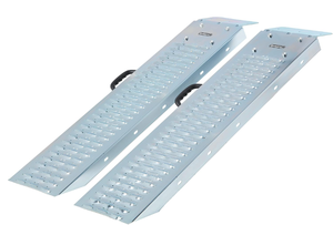 lot 485 image: Steel Ramp Set for ATVs, Motorcycles, Mowers, Carts & More. 36x9