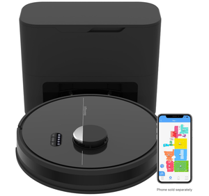 lot 78 image: Dustin Self-Emptying Robot Vacuum Cleaner and Mop by bObsweep