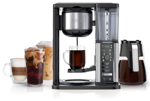 lot 94 image: Ninja CM401 Specialty 10-Cup Coffee Maker with 4 Brew Styles for Ground Coffee, Built-in Water Reservoir