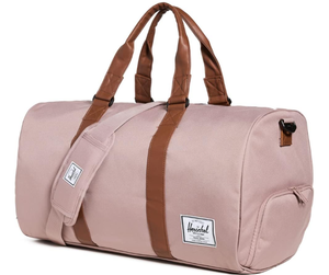 lot 542 image: Herschel Novel Duffel Bag, Ash RoseTan Synthetic Leather, Classic 42.5L