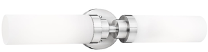 lot 544 image: Emak Modern Brushed Nickel Bathroom Light Fixtures, 2-Light Vanity Lights for Mirror