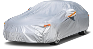 lot 546 image: Kayme 6 Layers Car Cover Waterproof All Weather for Size A2 3XL Universal Fit for Sedan
