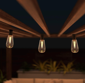 lot 563 image: Pure Garden 50-LG1090 Outdoor String Solar Powered Traditional Hanging