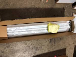 10 ft. x 20 ft. White Party Wedding Tent Canopy 4 Sidewall  Customer Returns See Pictures