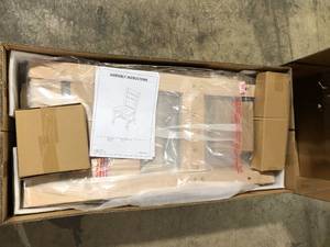 International Concepts Tuscany Unfinished Wood Side Chair (Set of 2)   Customer Returns See Pictures